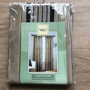 40” x 63” Striped curtain